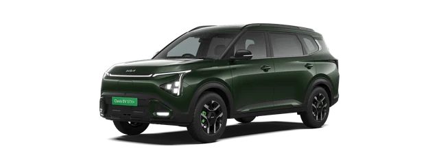 Kia Carens Clavis EV in Pewter Olive