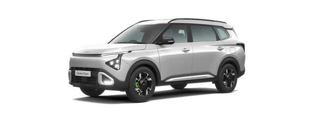 Kia Carens Clavis in Glacier White Pearl