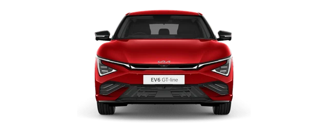 Kia EV6 in Runway Red