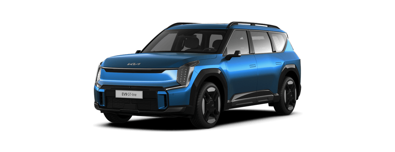 Kia EV9 in Ocean Blue