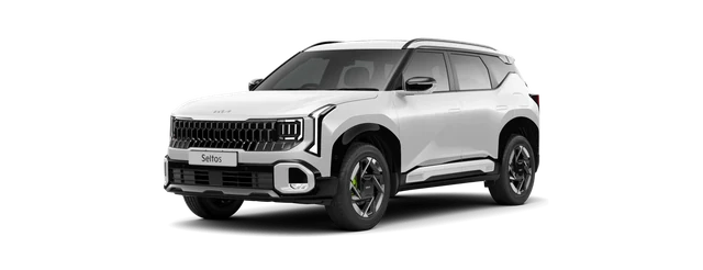 Kia Seltos in Glacier White Pearl