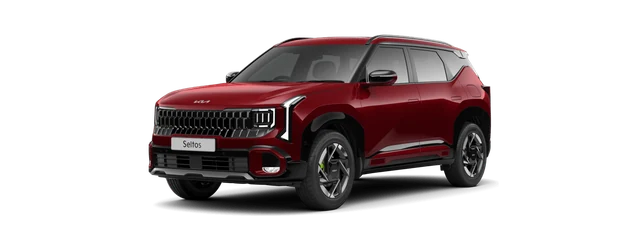Kia Seltos in Magma Red
