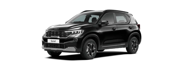 Kia Sonet in Aurora Black Pearl