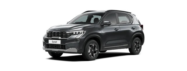 Kia Sonet in Gravity Grey