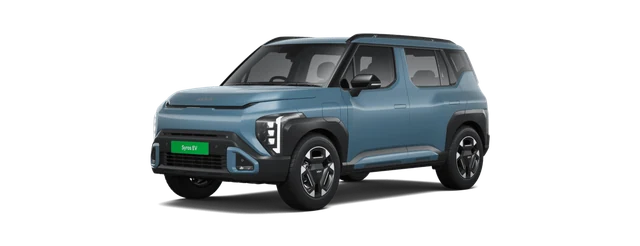 Kia Syros EV in Frost Blue