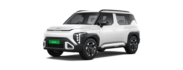Kia Syros EV in Glacier White Pearl