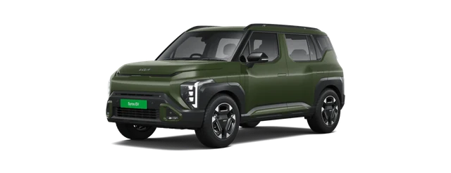 Kia Syros EV in Pewter Olive