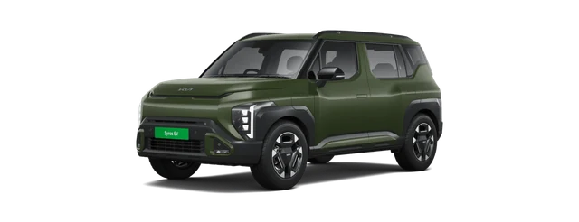 Kia Syros EV in Pewter Olive