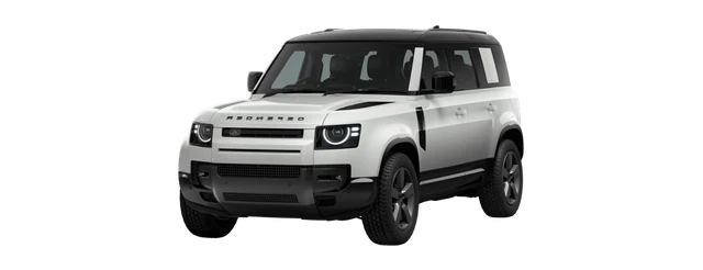 Land Rover Defender 110 in Fuji White