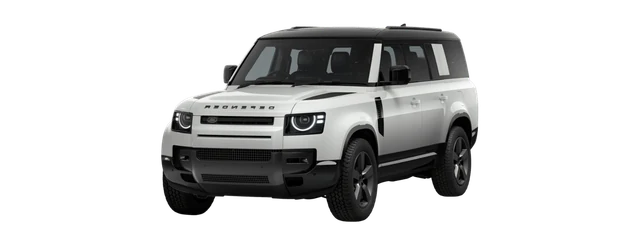 Land Rover Defender 130 in Fuji White
