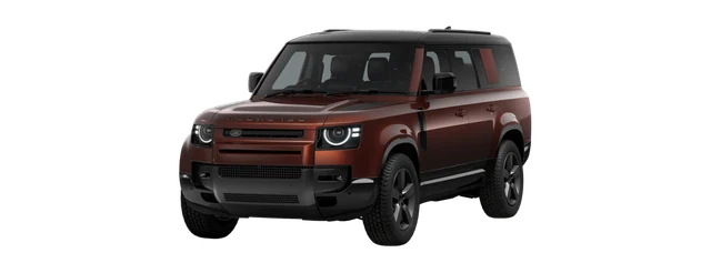 Land Rover Defender 130 in Sedona Red