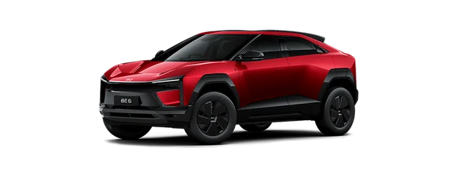 Mahindra BE 6 in Tango Red