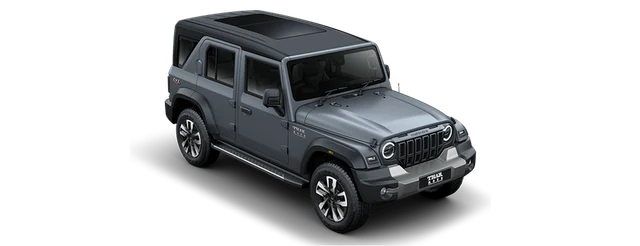 Mahindra Thar Roxx in Battleship Grey