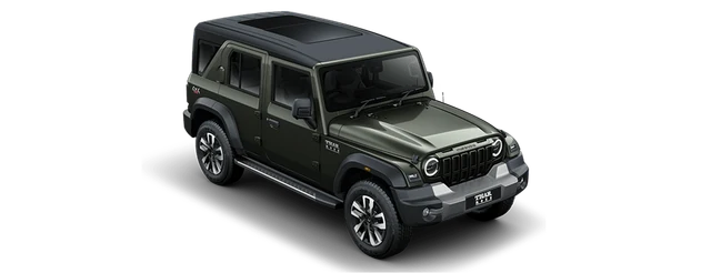 Mahindra Thar Roxx in Deep Forest
