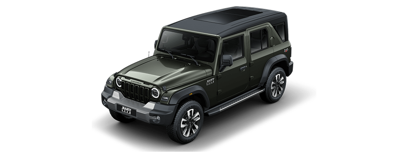 Mahindra Thar Roxx in Deep Forest