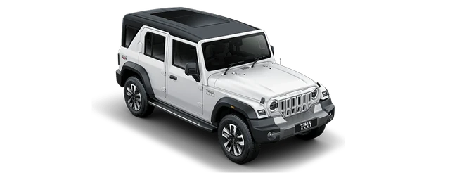 Mahindra Thar Roxx in Everest White