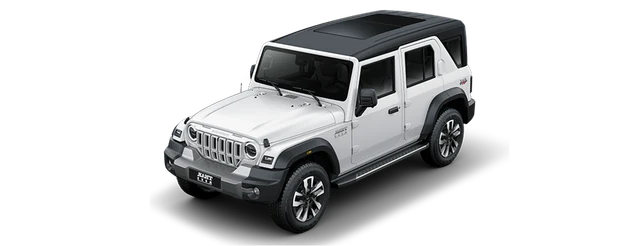 Mahindra Thar Roxx in Everest White