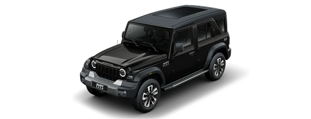 Mahindra Thar Roxx in Stealth Black