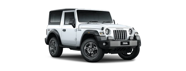 Mahindra Thar in Everest White