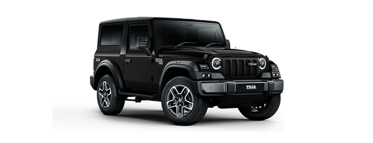 Mahindra Thar OG in Stealth Black