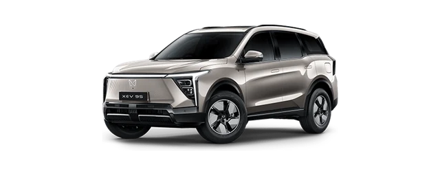 Mahindra XEV 9S in Desert Myst