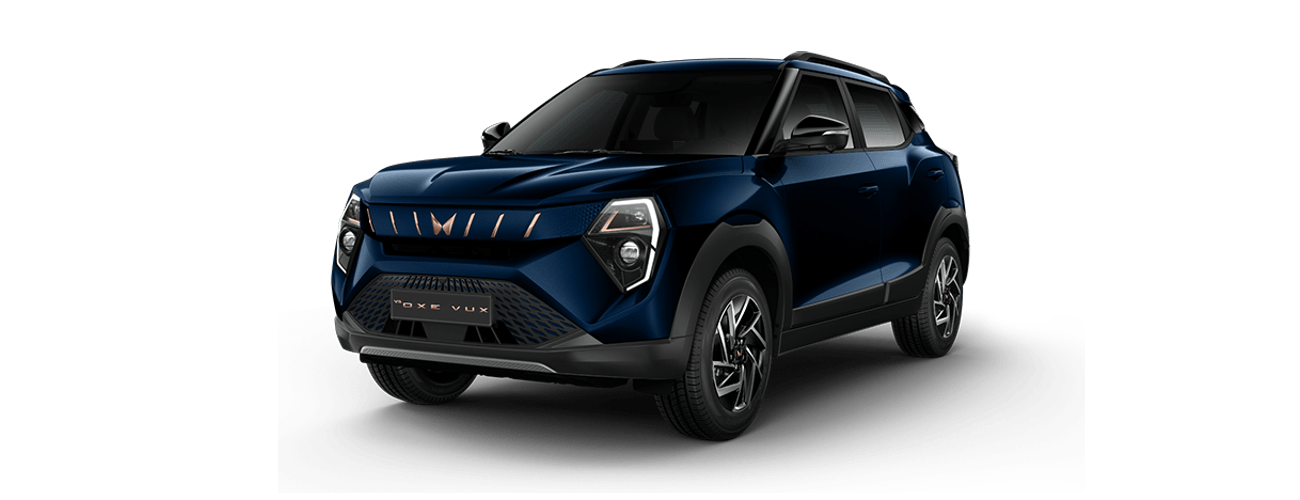 Mahindra XUV 3XO EV in Nebula Blue