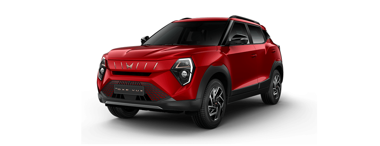 Mahindra XUV 3XO EV in Tango Red
