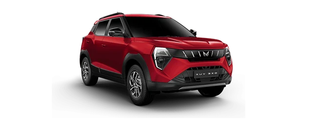 Mahindra XUV 3XO in Tango Red