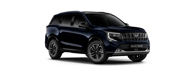 Mahindra XUV 7XO in Midnight Black (dual tone)