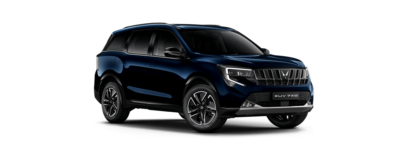 Mahindra XUV 7XO in Nebula Blue