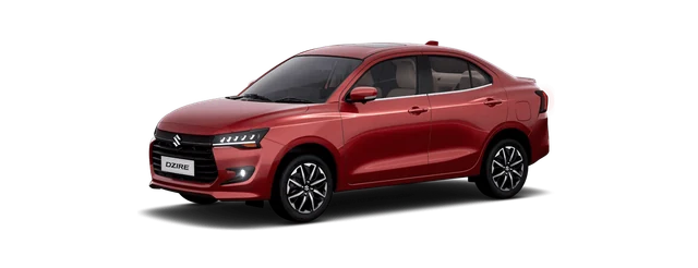 Maruti Suzuki Dzire in Gallant Red