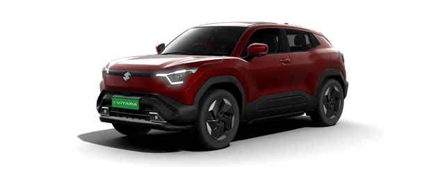Maruti Suzuki e Vitara in Opulent Red