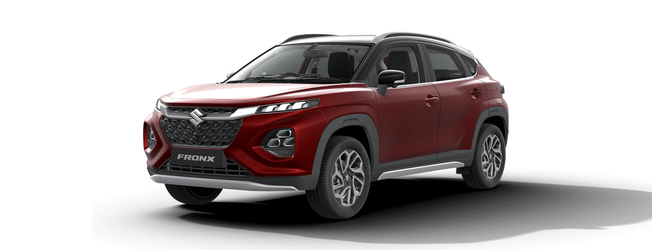 Maruti Suzuki Fronx in Opulent Red + Black