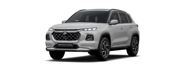 Maruti Suzuki Grand Vitara in Arctic White + Black
