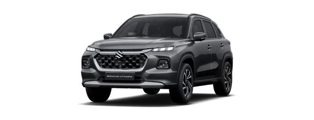 Maruti Suzuki Grand Vitara in Splendid Silver + Black