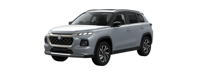 Maruti Suzuki Grand Vitara in Splendid Silver + Black