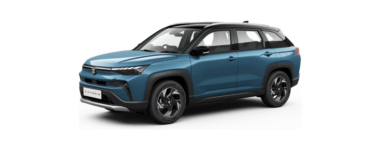 Maruti Suzuki Victoris in Eternal Blue with Bluish Black Roof