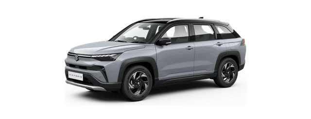 Maruti Suzuki Victoris in Splendid Silver With Bluish Black Roof