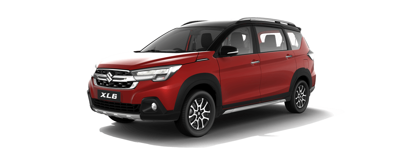 Maruti Suzuki XL6 in Opulent Red with Midnight Black Roof