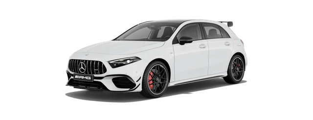 Mercedes-Benz AMG A 45 S in Polar White