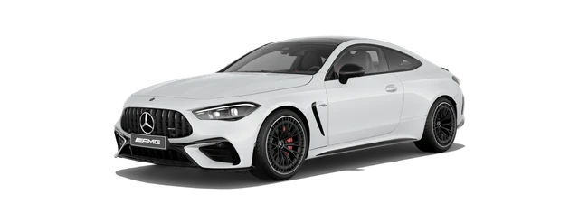 Mercedes-Benz AMG CLE 53 Coupe in MANUFAKTUR Opalite White Bright