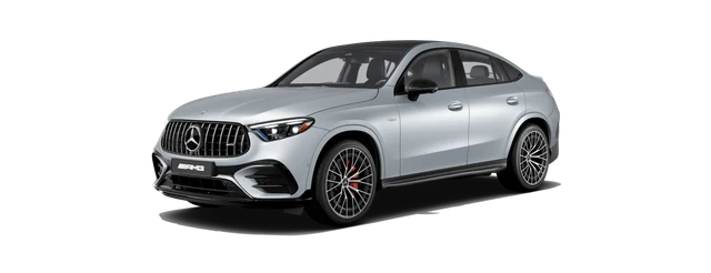 Mercedes-Benz AMG GLC 43 Coupe in MANUFAKTUR High-tech Silver Magno