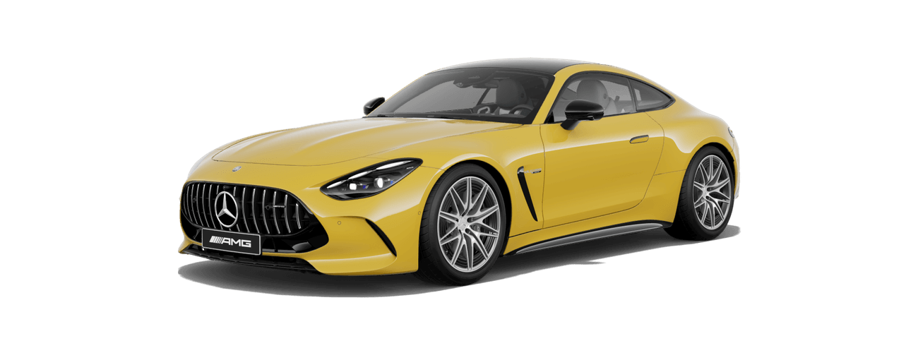 Mercedes-Benz AMG GT Coupe in MANUFAKTUR Sun Yellow Non-metallic