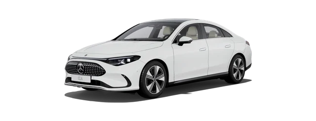 Mercedes-Benz CLA in Polar White