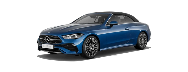 Mercedes-Benz CLE Cabriolet in Spectral Blue