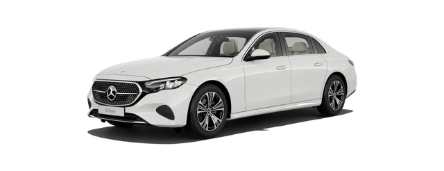 Mercedes-Benz E-Class in Polar White