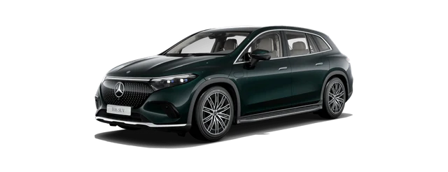 Mercedes-Benz EQS SUV in Emerald Green