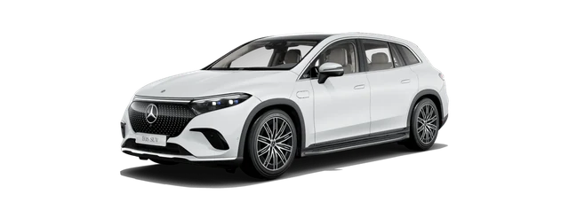 Mercedes-Benz EQS SUV in MANUFAKTUR Opalite White Bright