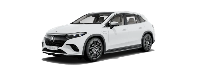 Mercedes-Benz EQS SUV in Polar White