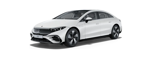 Mercedes-Benz EQS in MANUFAKTUR Opalite White Bright